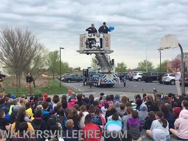 Assisting Walkersville Elementary with their annual egg drop