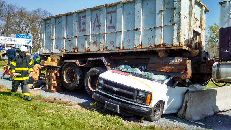 Heavy Vehicle Extrication Drill April 2016