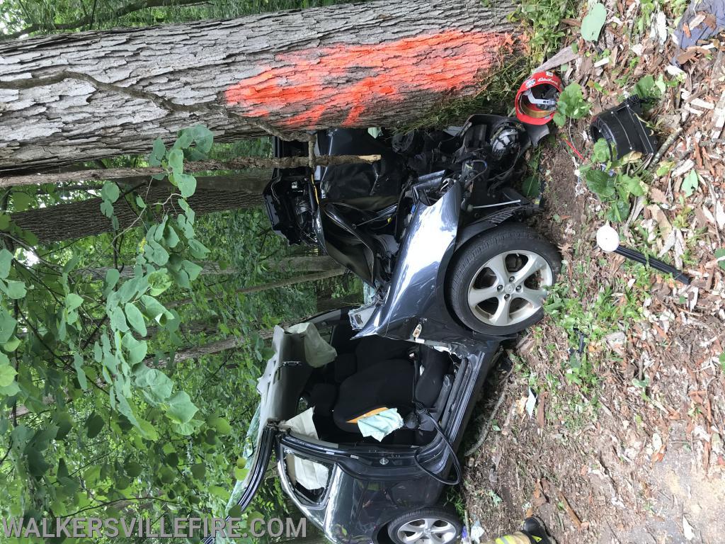 Vehicle Accident with Entrapment on Dance Hall Rd 6/14/2020