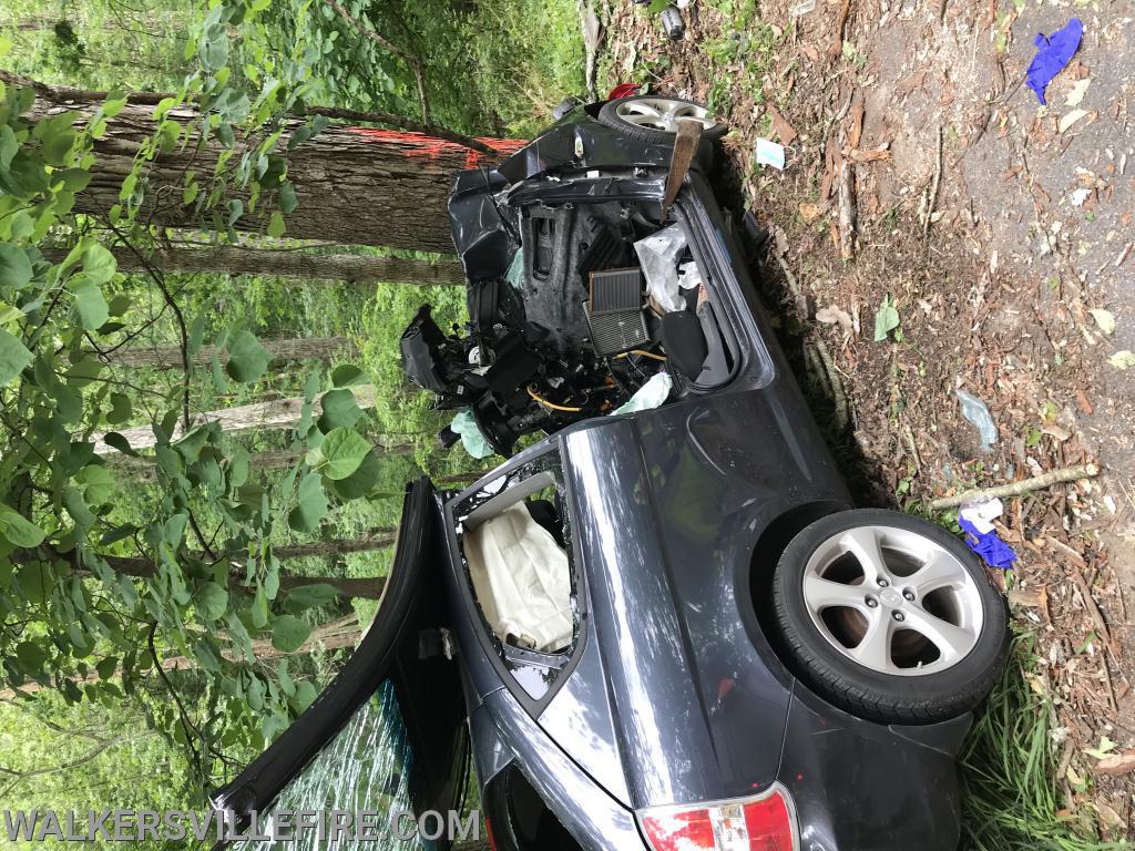 Vehicle Accident with Entrapment on Dance Hall Rd 6/14/2020