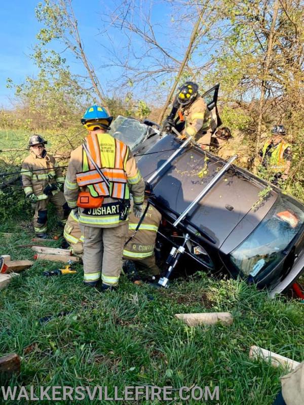 Vehicle Accident with Entrapment on Bennie Duncan Road, 4/7/2020