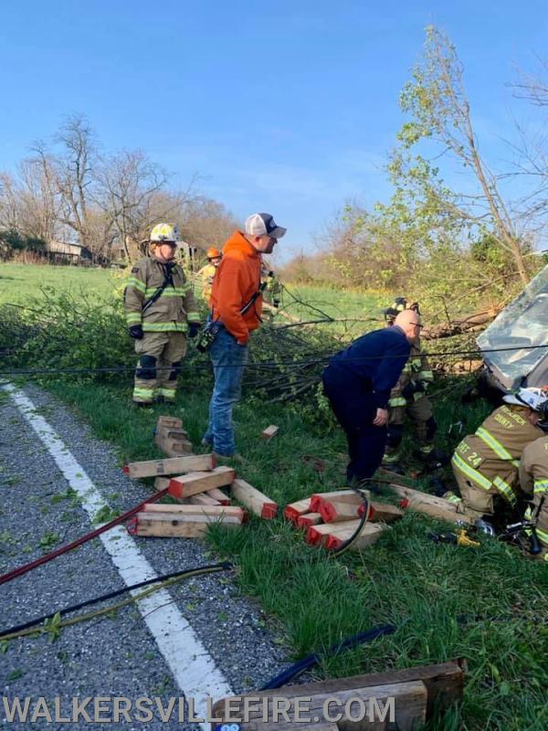 Vehicle Accident with Entrapment on Bennie Duncan Road, 4/7/2020