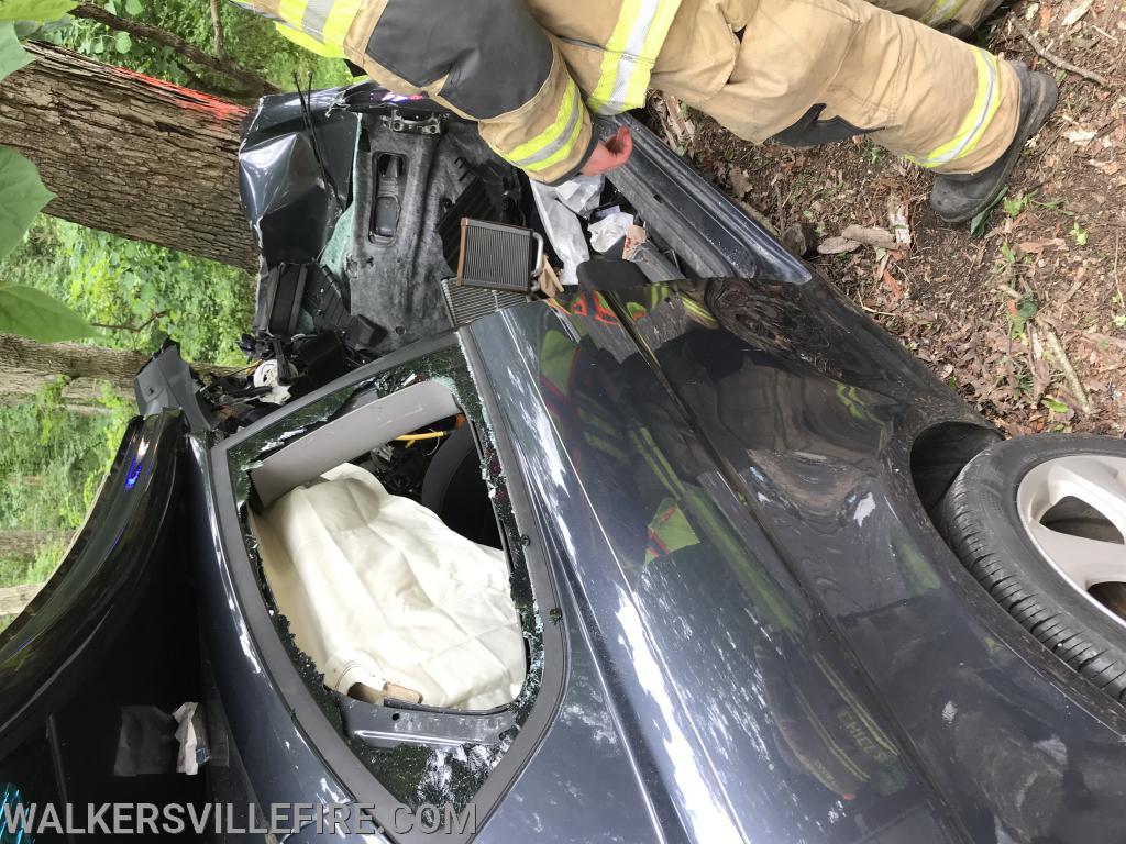 Vehicle Accident with Entrapment on Dance Hall Rd 6/14/2020